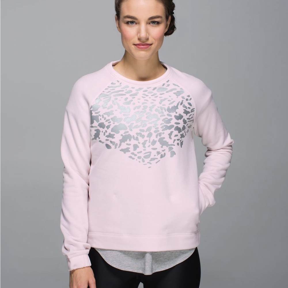 Lululemon Pink Snapshot Sweatshirt size 4